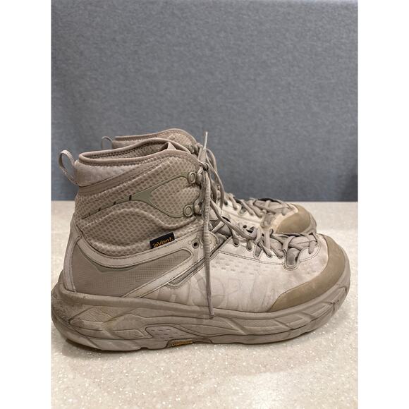 Hoka One One Tor Ultra Hiking Boots Men's Size 12 Tan Gore Tex Outdoor Adventure - Picture 6 of 11